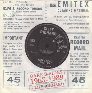 Richard ,Cliff - Rare B-Sides 1963-1989